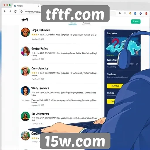 Opiniões dos usuários sobre a interface do tftf.com